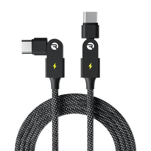 Type C: for Android & iPhone 15+ / 3ft / Black