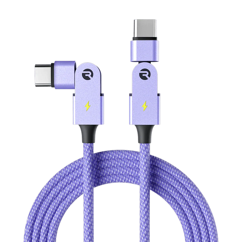 Type C: for Android & iPhone 15+ / 10ft / Purple